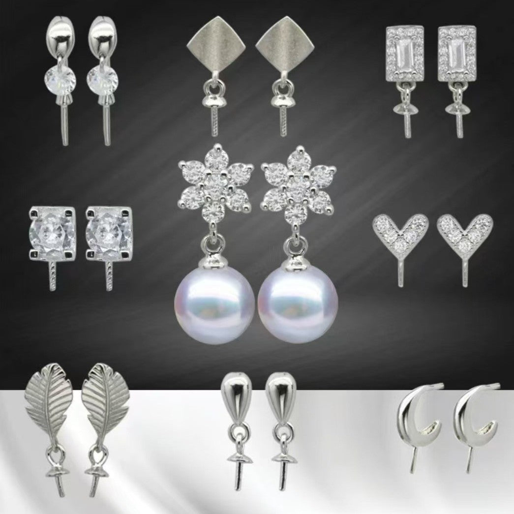 S925 Sterling Silver Bow Earrings for Women, Japanese and Korean Style, Versatile Earrings, Niche Design, Popular Cross-Border Silver Jewelry with Tassels